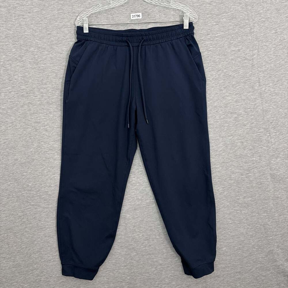 Lululemon Women's Size 10 Navy Blue Soft Jersey Classic Mid-Rise Jogger Pants